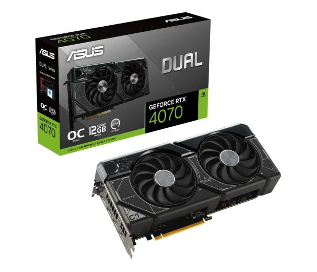 ASUS GeForce RTX 4070 DUAL OC 12GB GDDR6X - 1132675 - zdjęcie